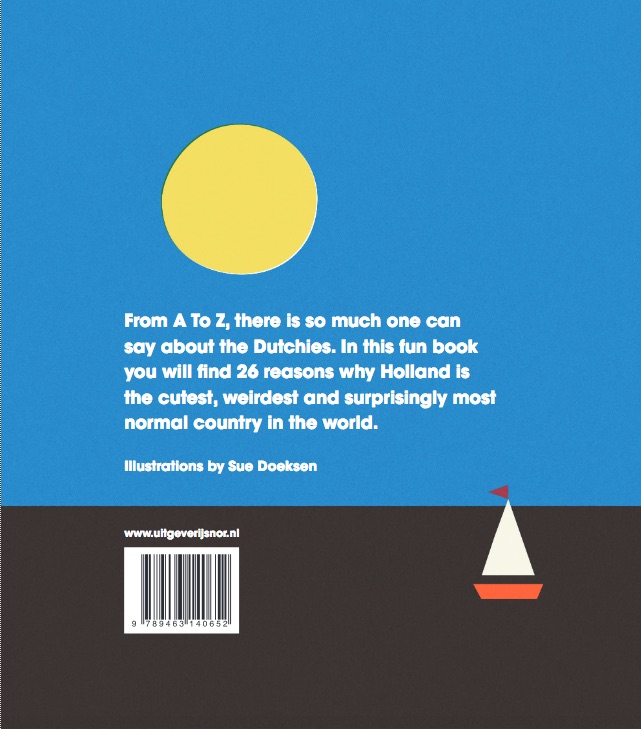 Achterkant van ABC boek Holland