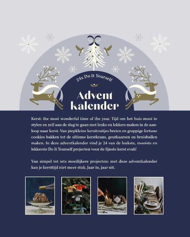 Achterkant van Adventkalender