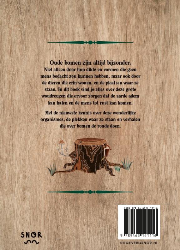 Achterkant van Het dikke oude bomenboek