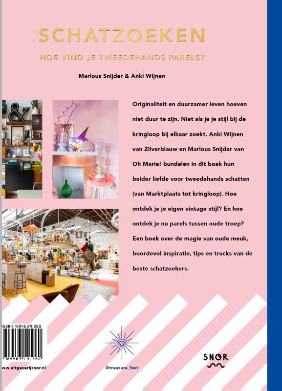 Achterkant van Schatzoeken