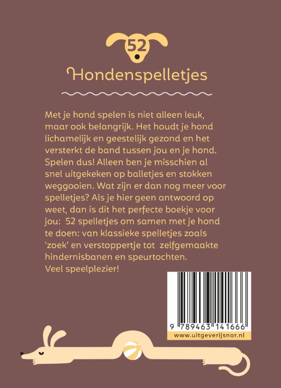 Achterkant van 52 Hondenspelletjes