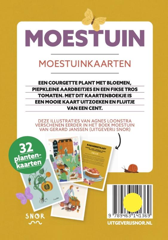 Achterkant van Moestuin, 32 kaarten