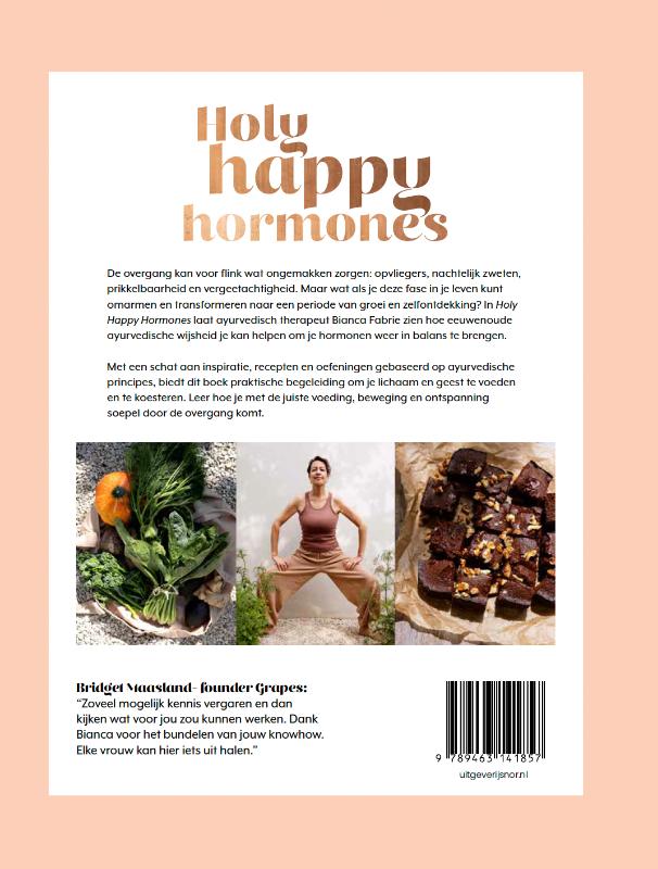 Achterkant van Holy happy hormones