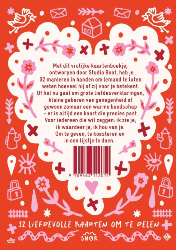 Achterkant van Ik vind je lief