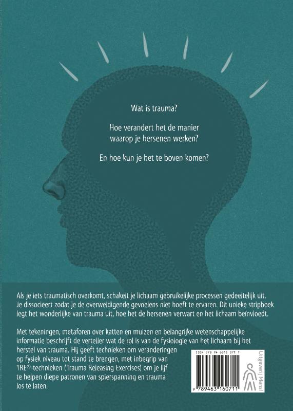 Achterkant van Trauma is iets wonderlijks