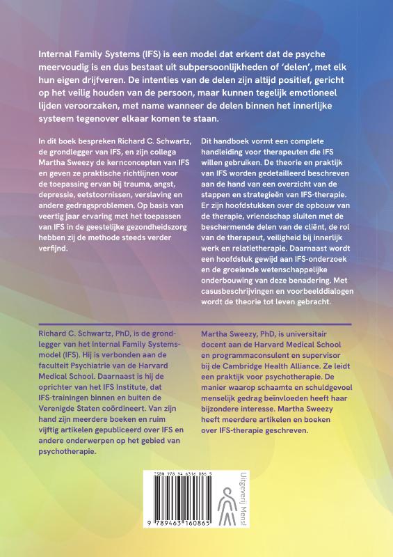 Achterkant van Handboek Internal Family Systems-therapie (IFS)