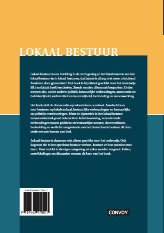 Achterkant van Lokaal bestuur