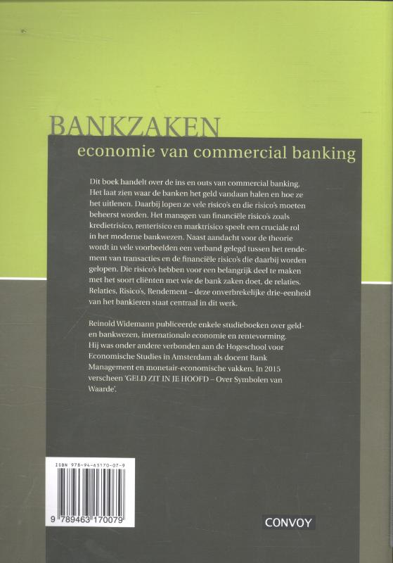 Achterkant van Bankzaken