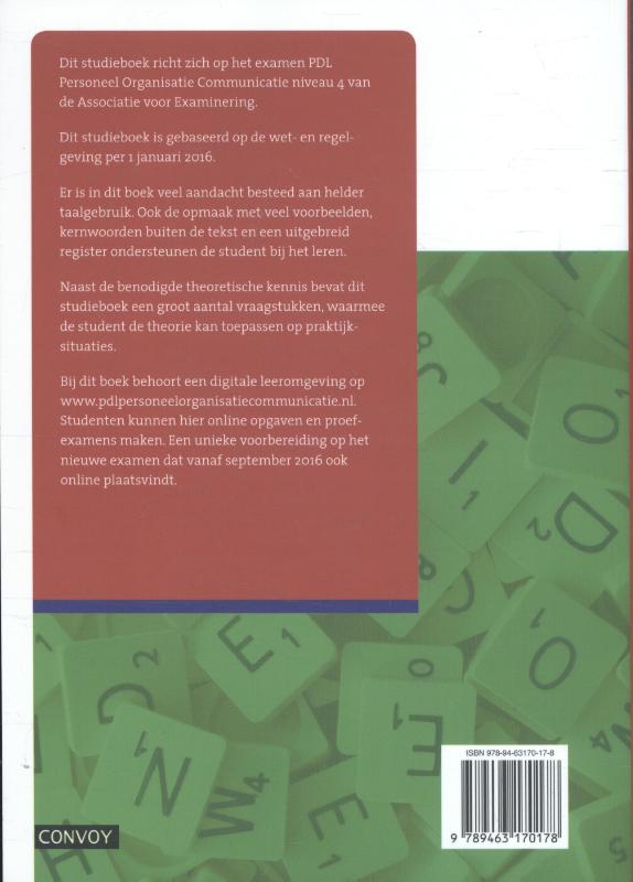 Achterkant van Theorie-/opgavenboek