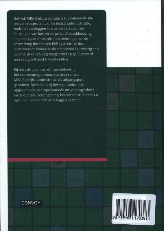 Achterkant van theorieboek