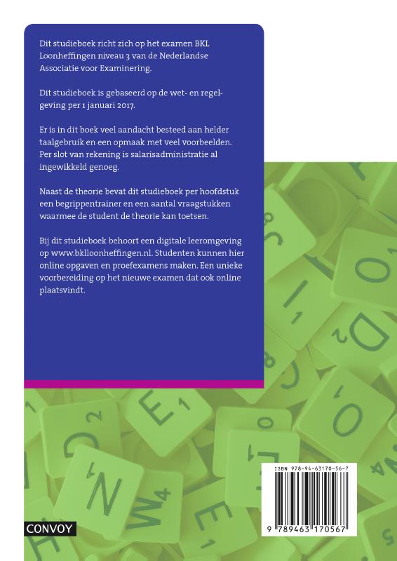 Achterkant van Theorie-/opgavenboek