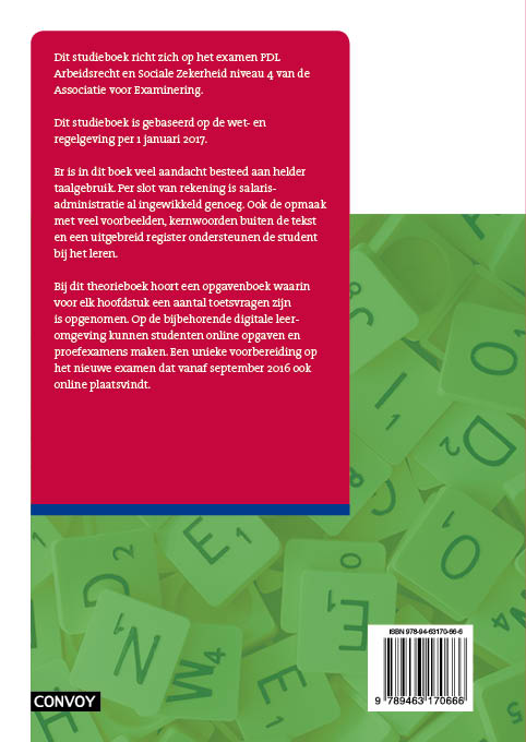 Achterkant van theorieboek
