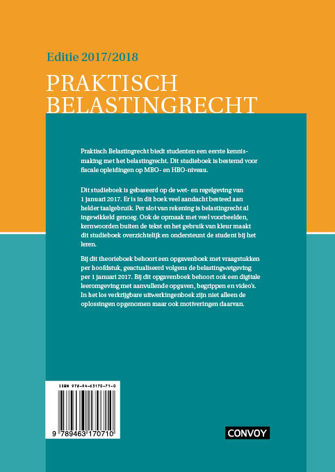 Achterkant van theorieboek