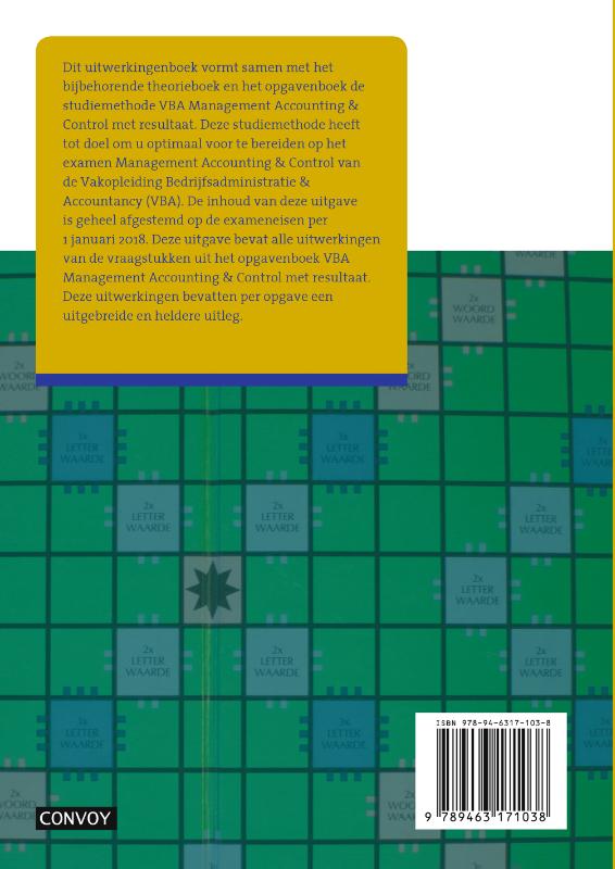 Achterkant van Uitwerkingenboek