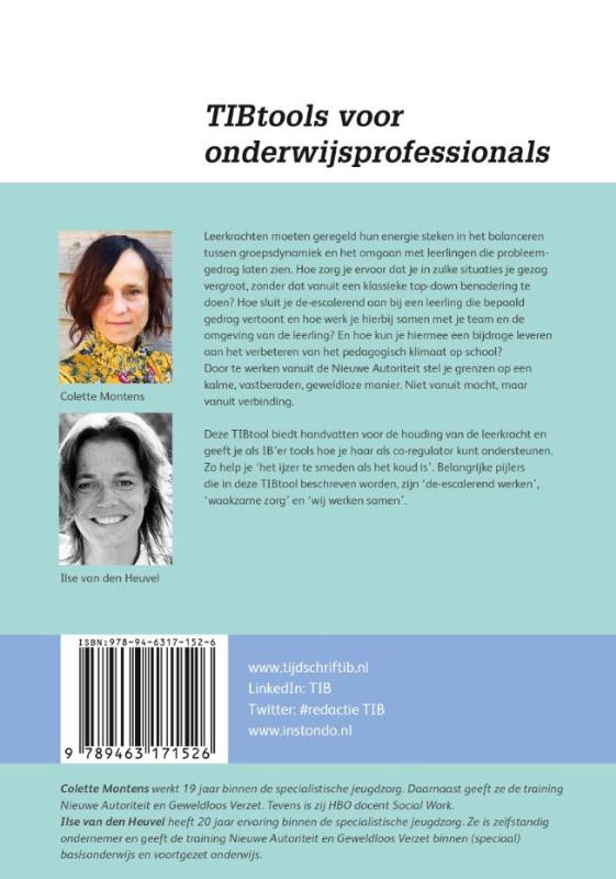 Achterkant van Handel geweldloos