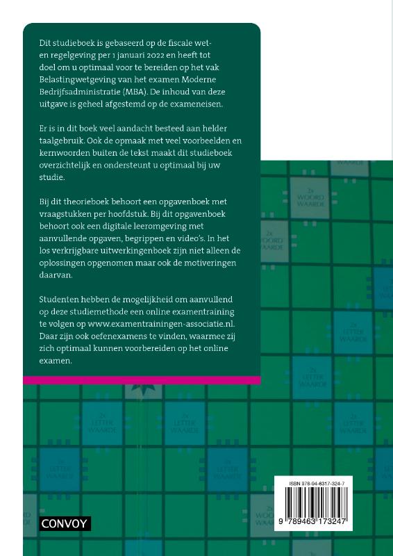 Achterkant van Theorieboek
