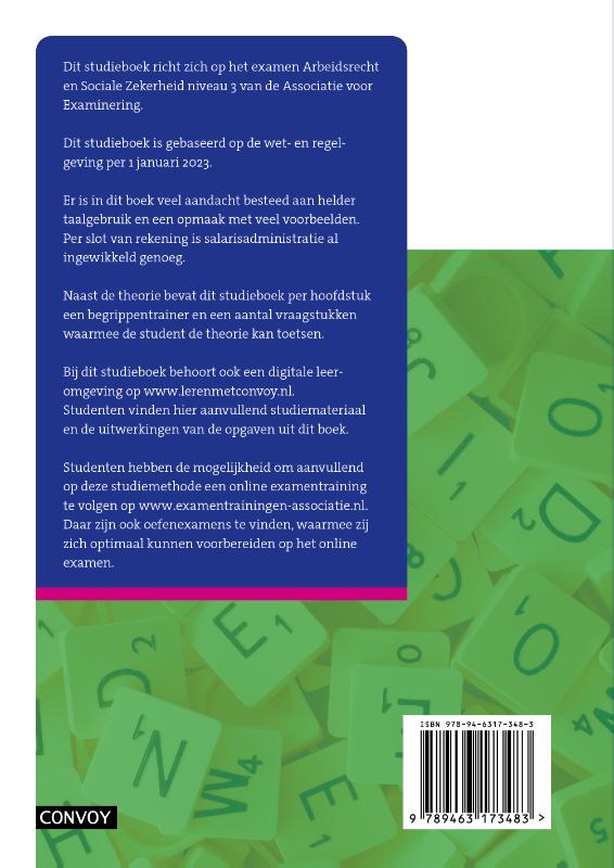 Achterkant van Theorie-/opgavenboek