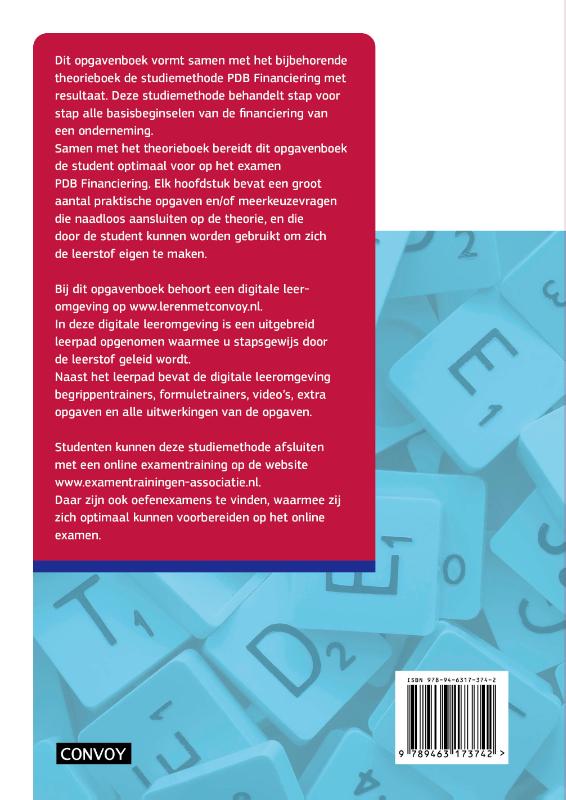 Achterkant van Opgavenboek