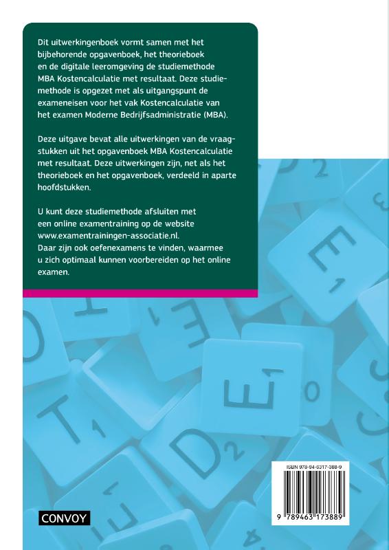 Achterkant van Uitwerkingenboek