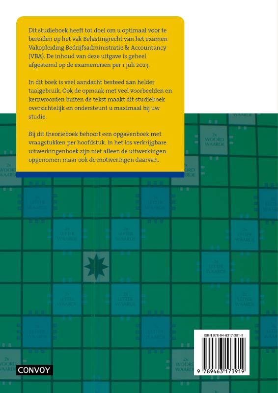 Achterkant van Theorieboek