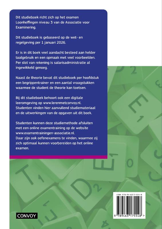 Achterkant van Theorie-/opgavenboek