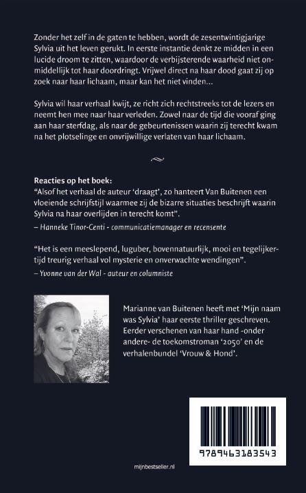 Achterkant van Mijn naam was Sylvia