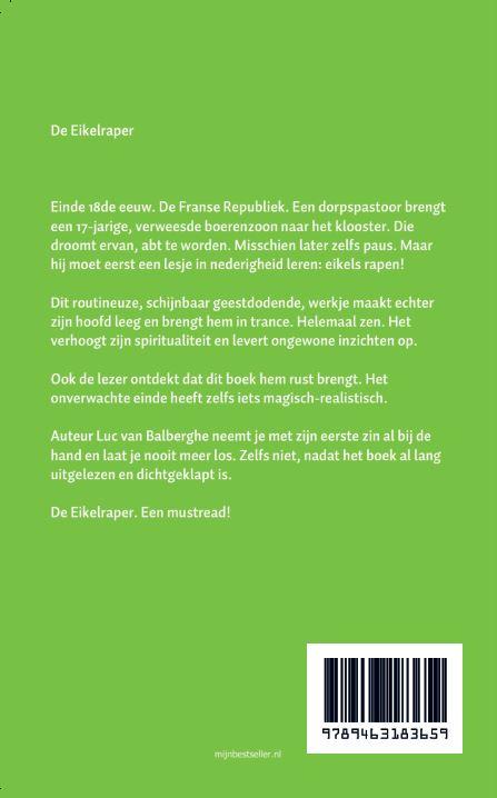 Achterkant van De eikelraper
