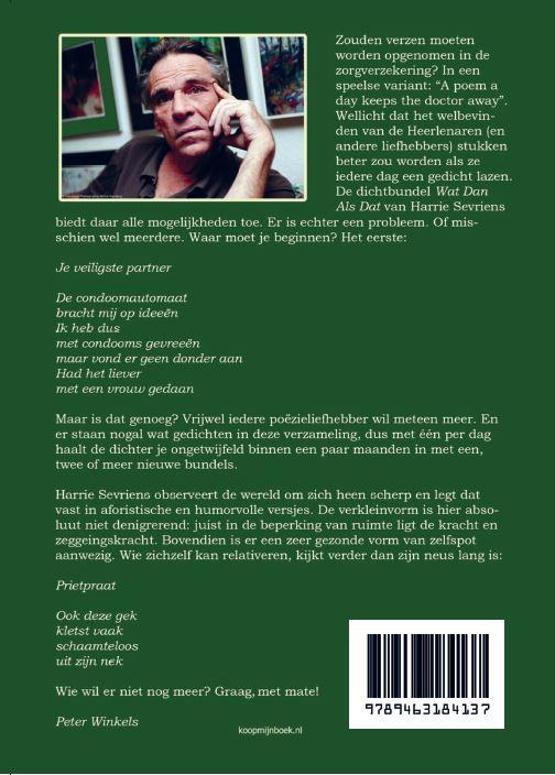 Achterkant van Wat dan als dat