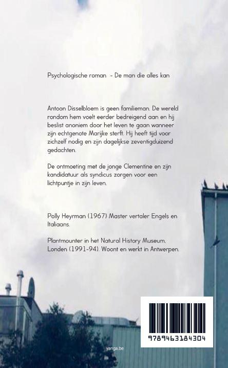 Achterkant van De man die alles kan