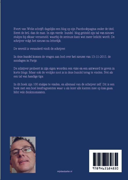 Achterkant van Blog
