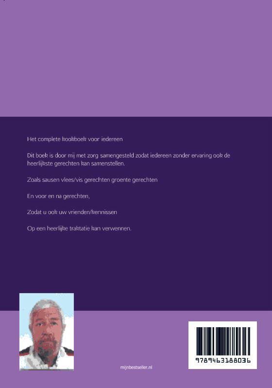 Achterkant van Wimpie's heerlijke gerechten