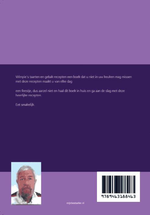 Achterkant van Wimpie's taarten en gebak recepten