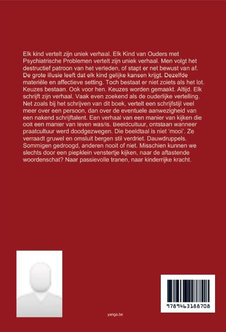 Achterkant van Een boom in rood