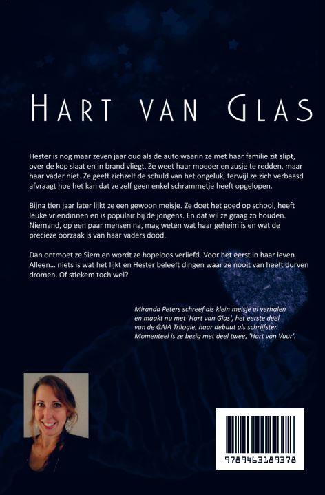 Achterkant van Hart van glas