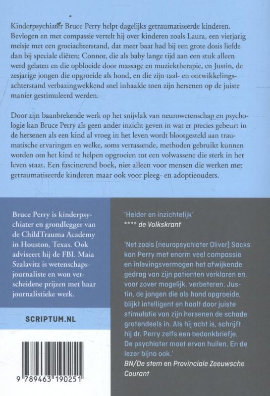 Achterkant van De jongen die opgroeide als hond