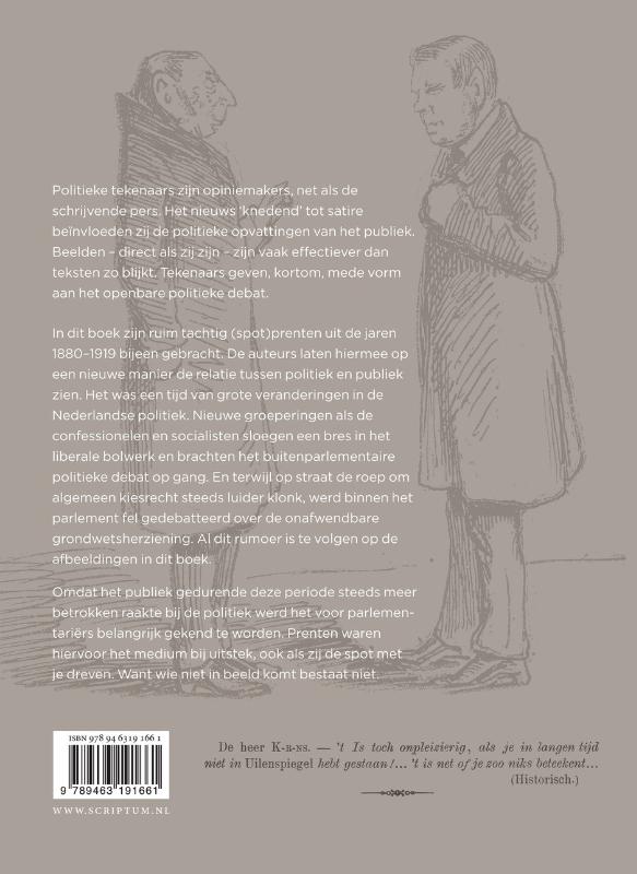 Achterkant van Tussen politiek & publiek