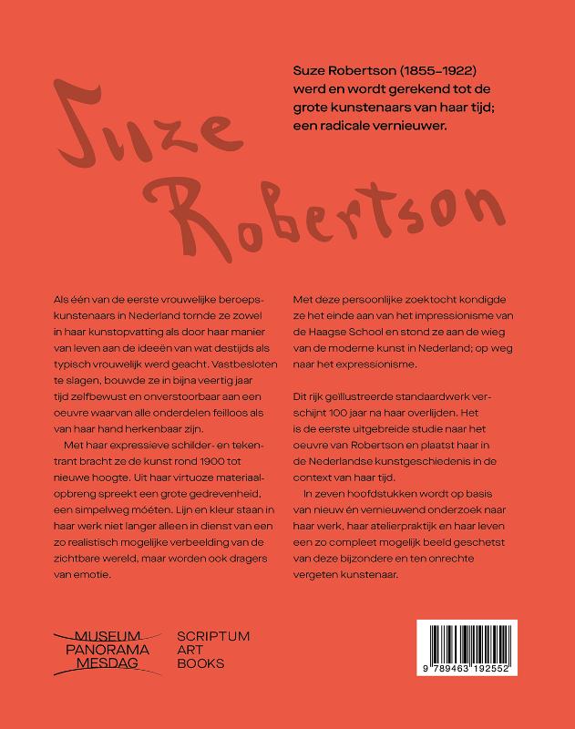 Achterkant van Suze Robertson (1855–1922)