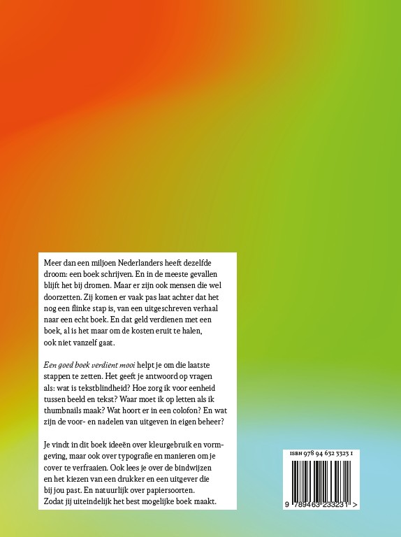 Achterkant van Een goed boek verdient mooi
