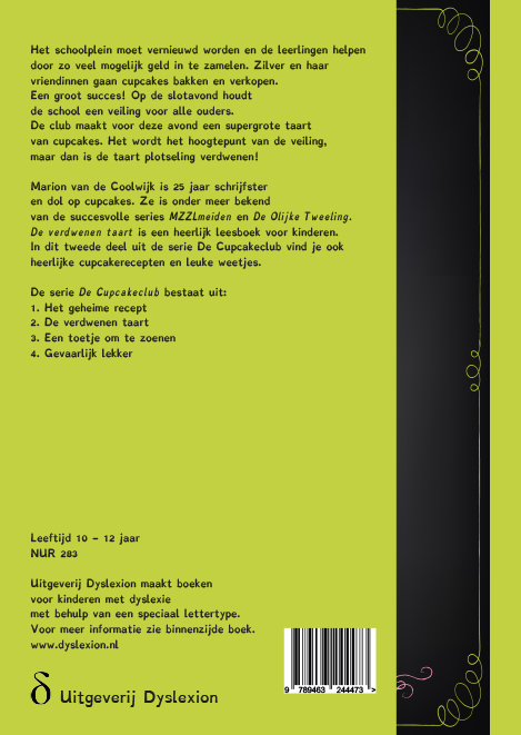 Achterkant van De verdwenen taart