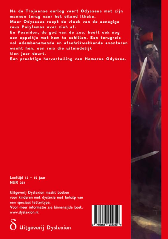 Achterkant van De vloek van Polyfemos