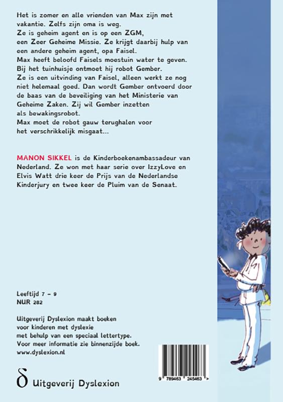 Achterkant van Geheim agent Max