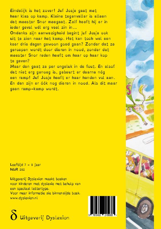 Achterkant van Superjuffie op kamp