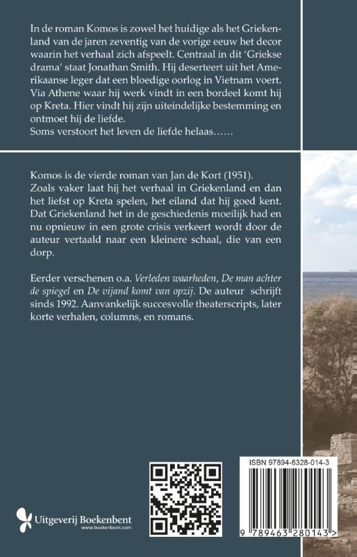 Achterkant van Komos