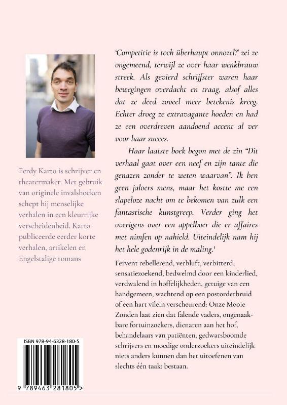 Achterkant van Onze Mooie Zonden