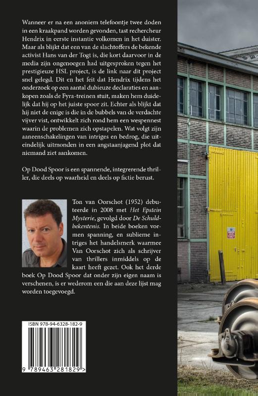 Achterkant van Op dood Spoor