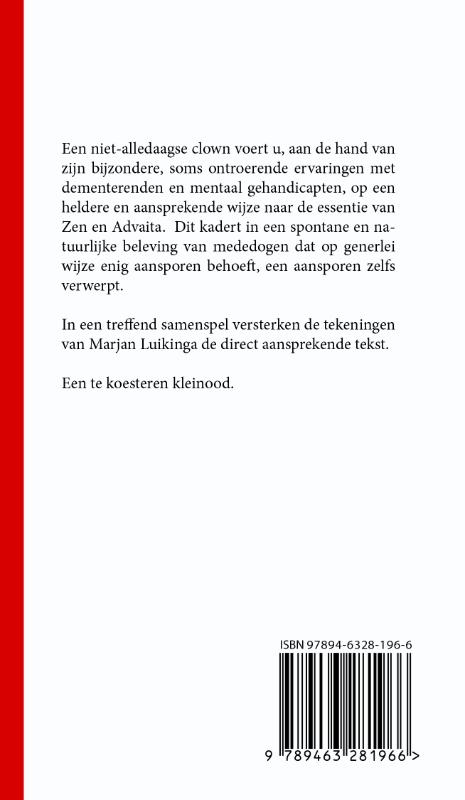 Achterkant van Clown Zensaties