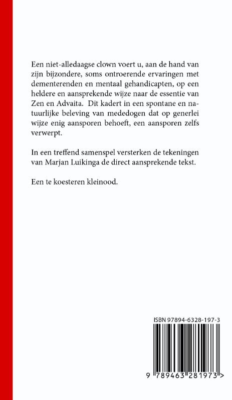 Achterkant van Clown Zensaties