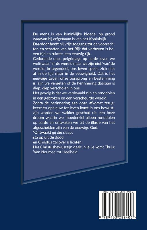 Achterkant van Van Neurose naar Heelheid