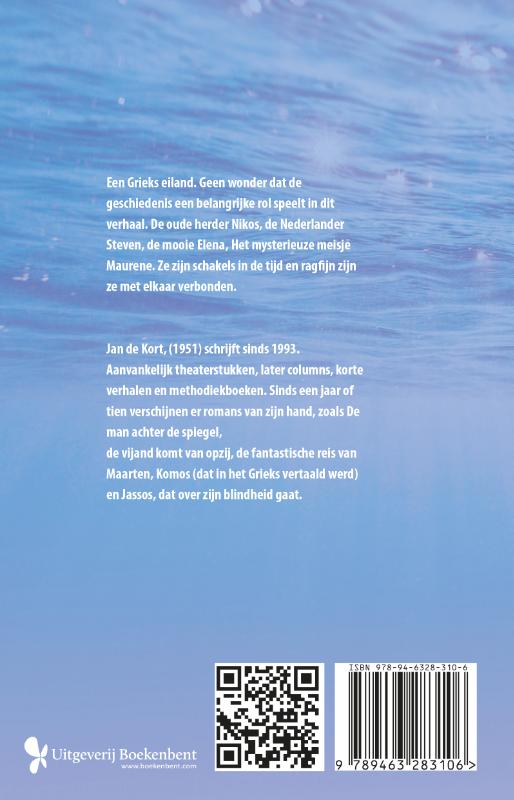 Achterkant van Over de liefde en de zee