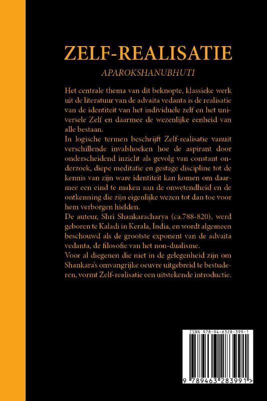 Achterkant van Zelf-realisatie